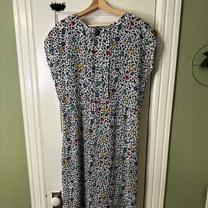 Vintage 80’s colorful midi dress